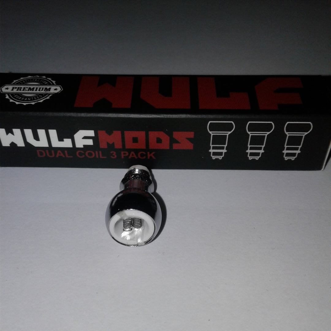Wulfmod 3 Pk Dual Coil Atomizers - shellshock420