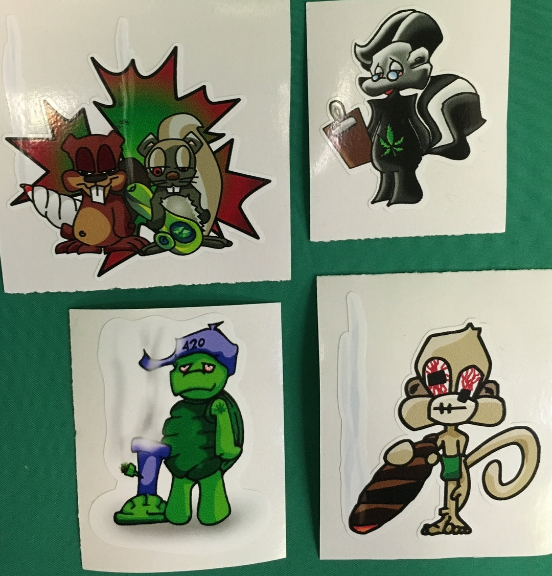 Shell Shock Character Stickers