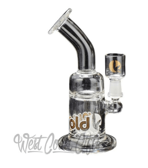 Ross' Gold Piccolo Bubbler - shellshock420