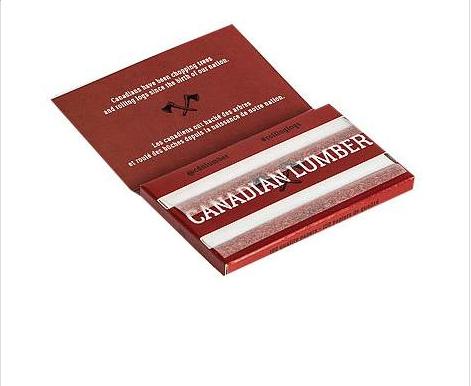 canadian lumber rolling papers - shell shock