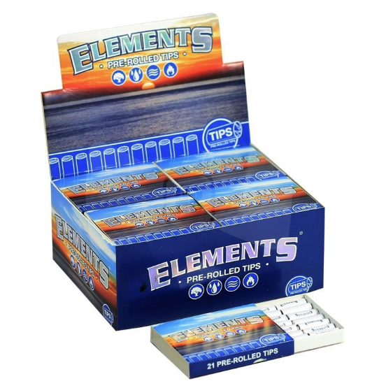 Elements pre rolled Tips - shellshock420