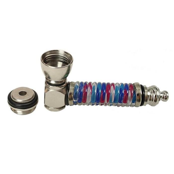 big pipe 3" colour changing metal pipe - shell shock