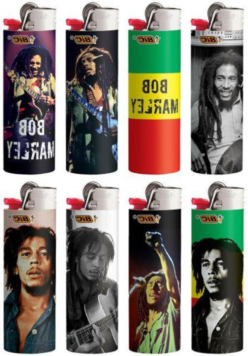 Bob Marley Bic lighter - shell shock