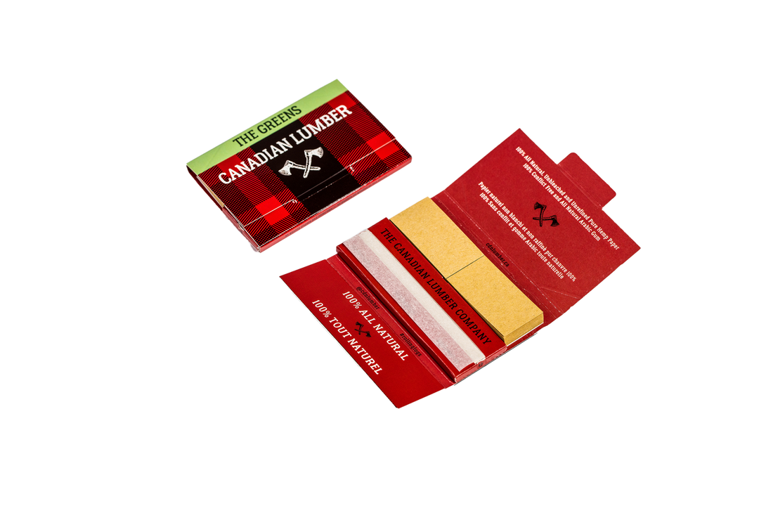 canadian lumber the greens booklet rolling papers - shell shock
