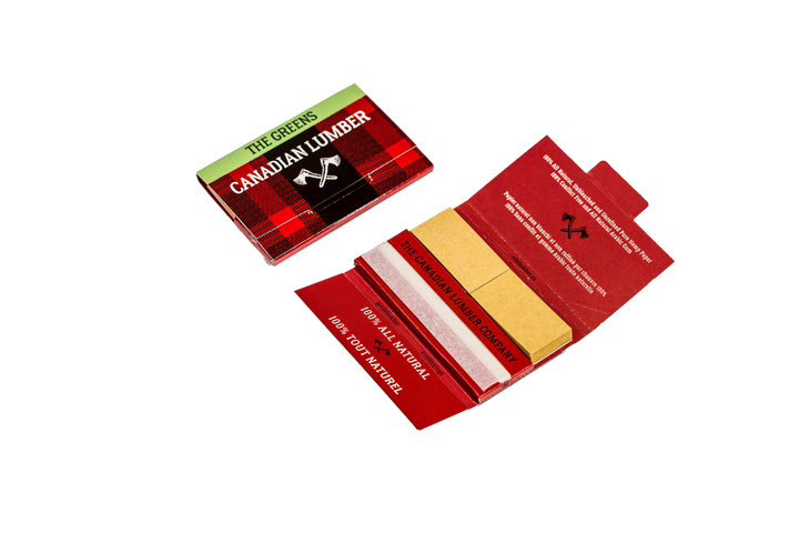 canadian lumber the greens booklet rolling papers - shell shock