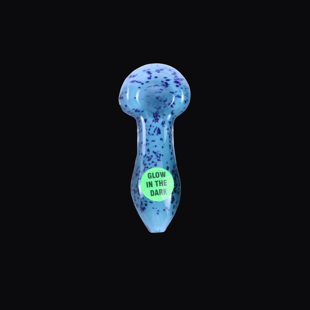 cham 451 firefly glow teal spotted pipe - shell shock