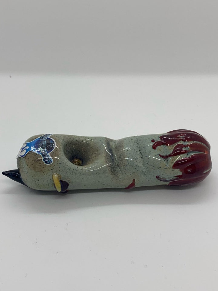 chameleon zombie finger glass pipe - shell shock