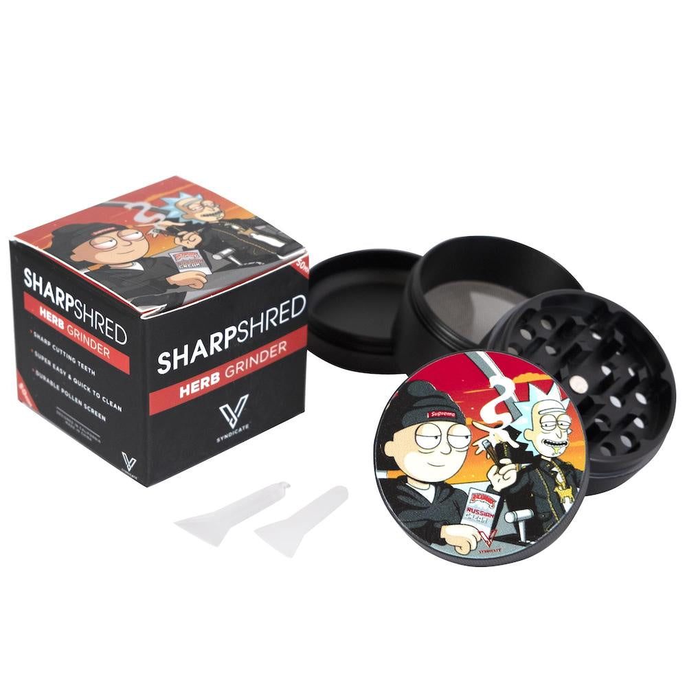 Dirty Ridin Rick and Morty Sharpshred Grinder - Shell Shock