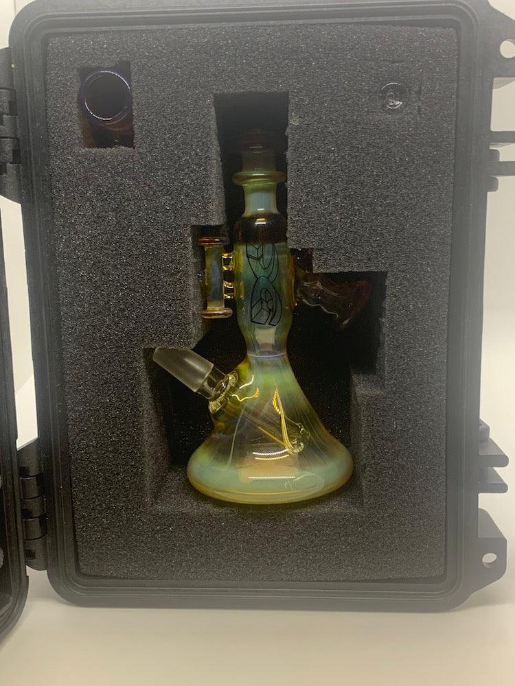 DC Glass x Darby Mini Colored Cricket Beaker - Shell Shock Edmonton Canada