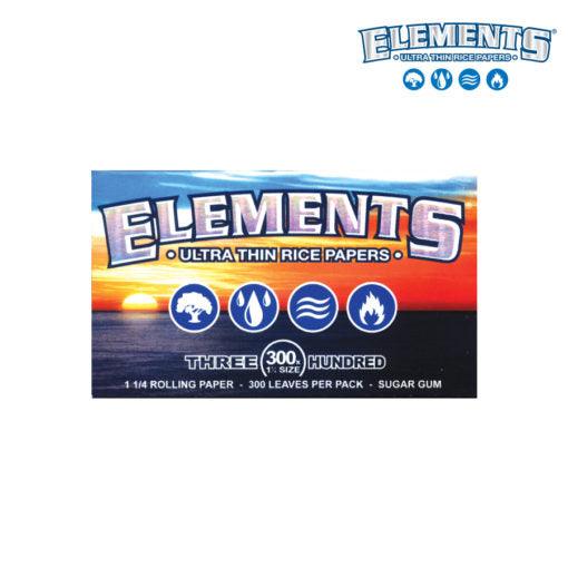 elements 125 rolling papers 300 pack - shell shock
