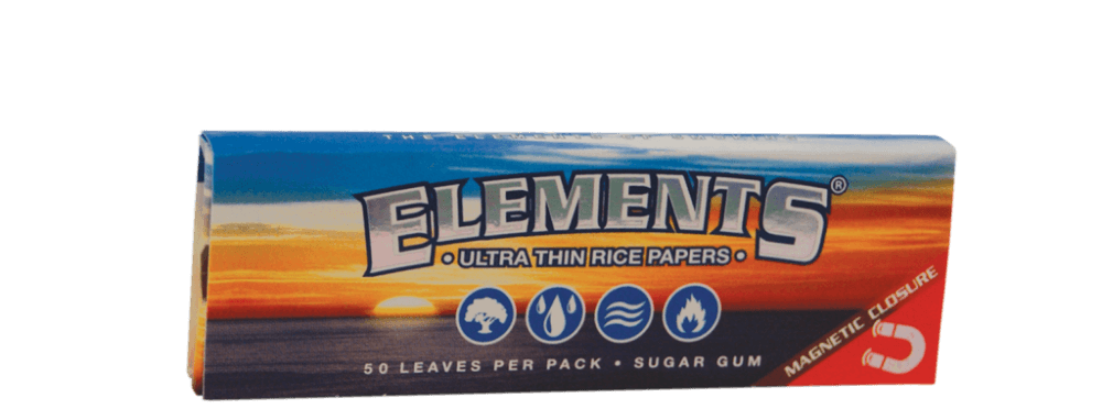 elements 125 rolling papers - shell shock