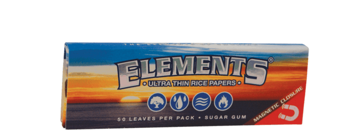 elements 125 rolling papers - shell shock