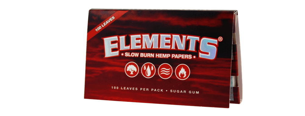 elements rolling papers red 1 - shell shock