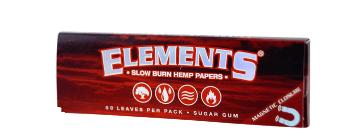 elements red 125 rolling papers - shell shock