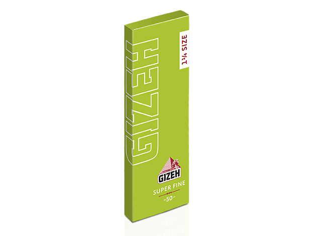 gizeh 125 superfine rolling papers - shell shock