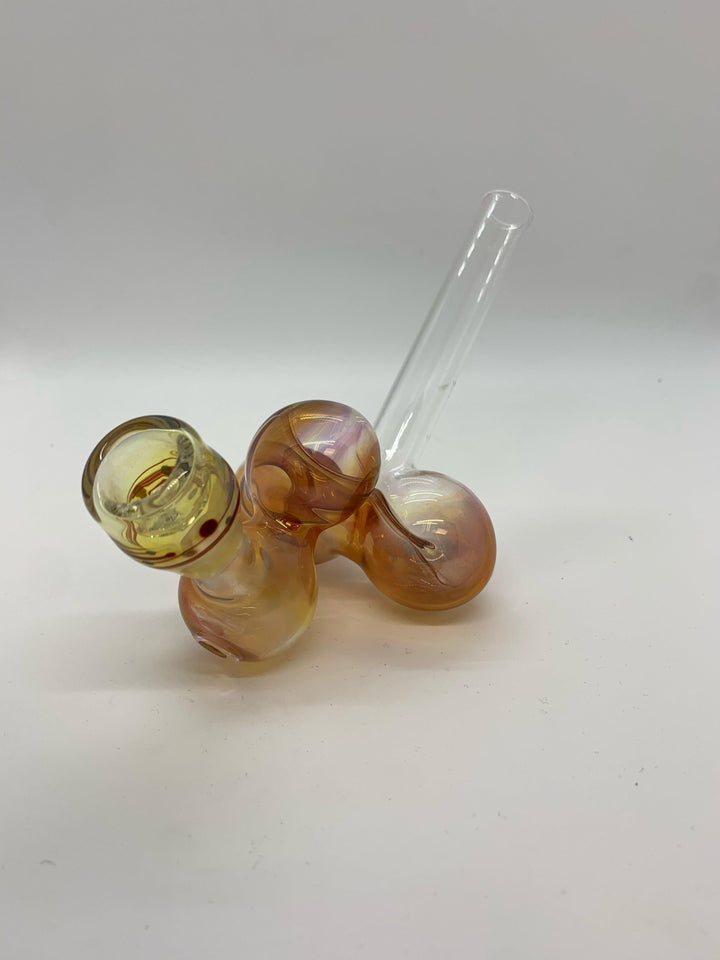 Glass Alchemy Pipe W/5 hole screen