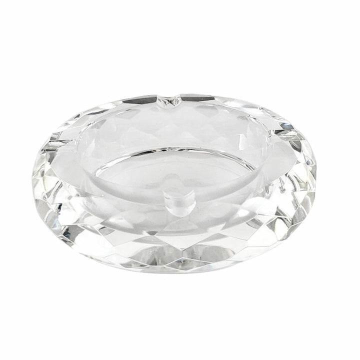 crystal glass ashtray - shell shock