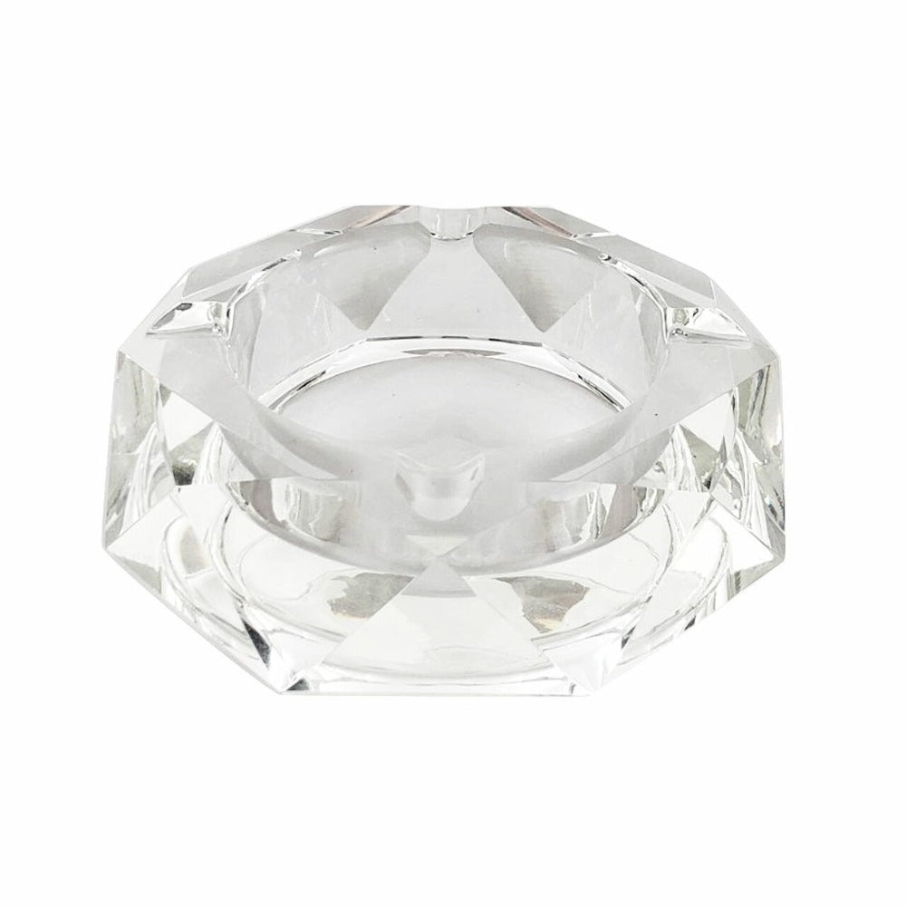crystal glass ashtray - shell shock