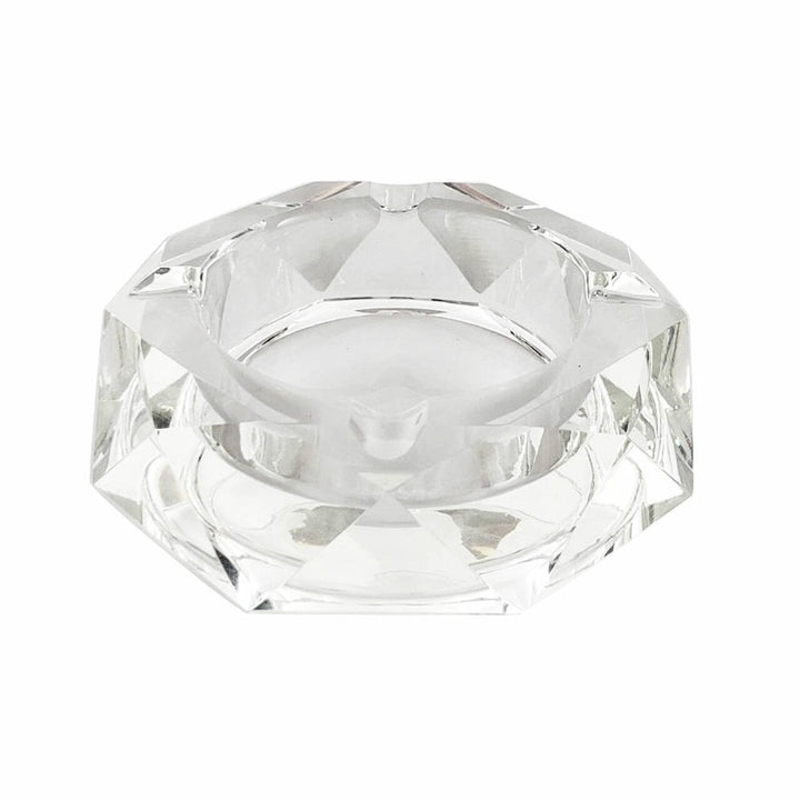 crystal glass ashtray - shell shock