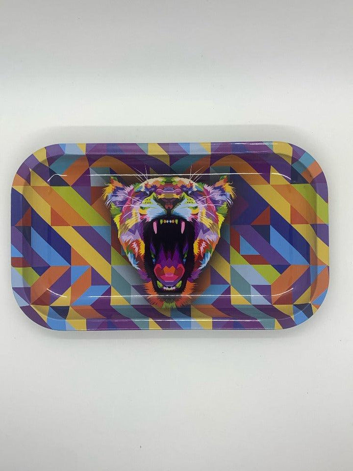 Zig zag multi lion rolling tray - shell shock