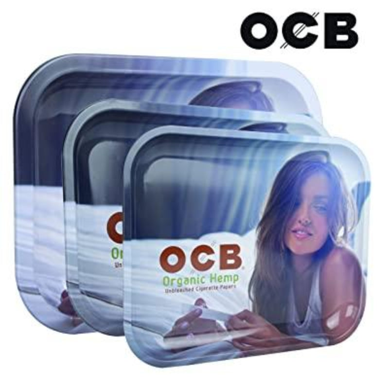 ocb rolling tray girl rolling - shell shock