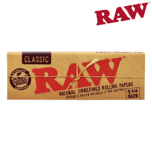 raw classic 125 rolling papers - shell shock