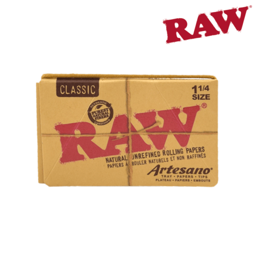raw classic artesano rolling papers 125 - shell shock