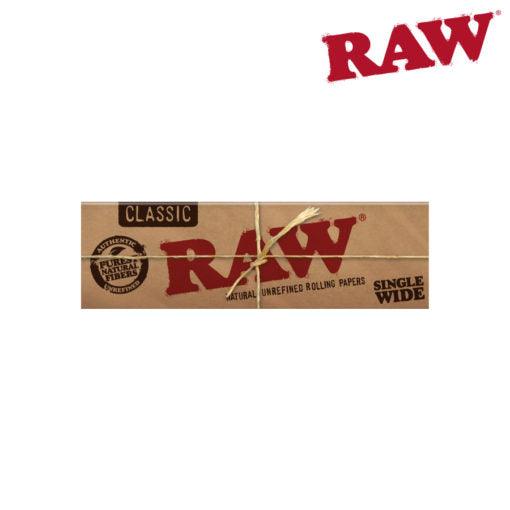 raw classic single rolling papers - shell shock