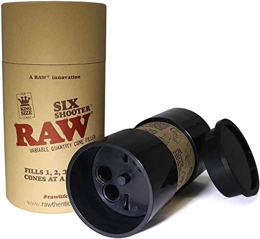 Raw cone 6 shooter cone filler king size - Shell Shock