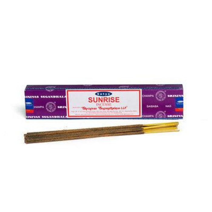 satya sunrise incense 15g - shell shock