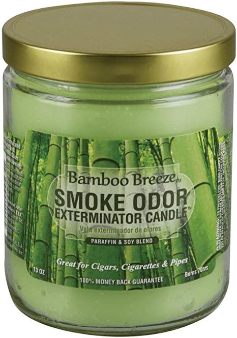 smoke odor candles bamboo breeze - shell shock