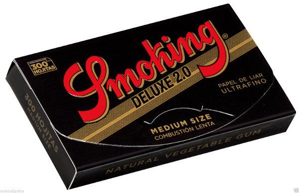 smoking deluxe 125 300pk rolling papers - shell shock