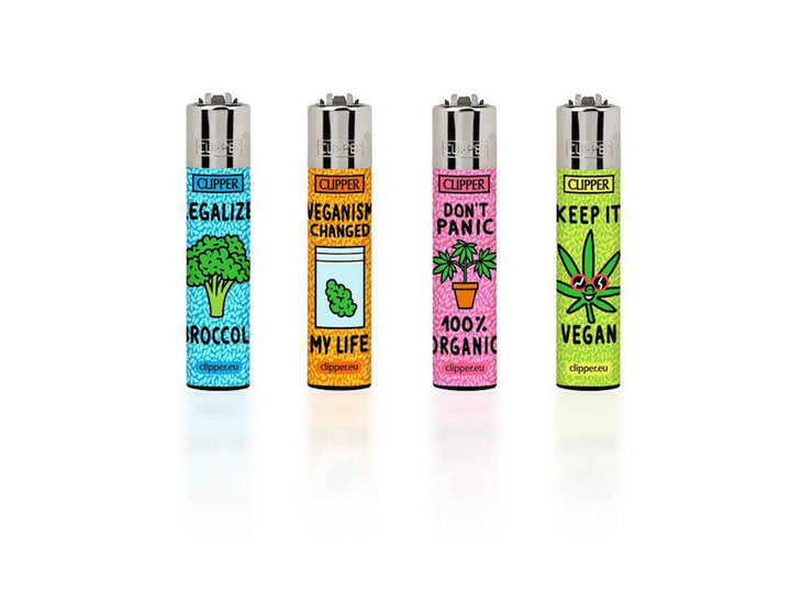 Clipper Vegan Print Lighters - Shell Shock