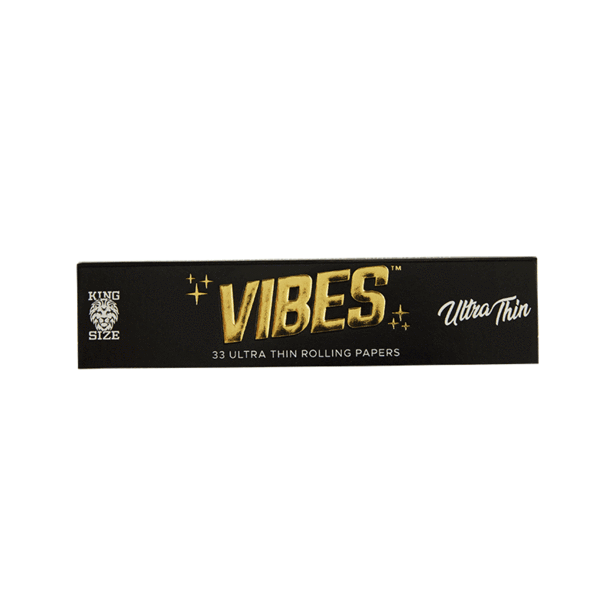 vibes king size rolling paper - shell shock