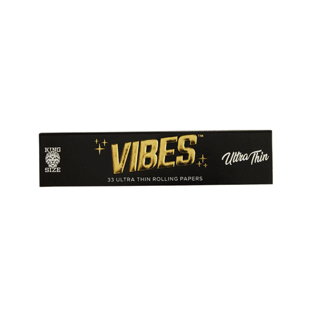 vibes king size rolling paper - shell shock