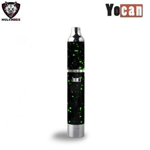 yocan evolve plus black and green vaporizer - shell shock