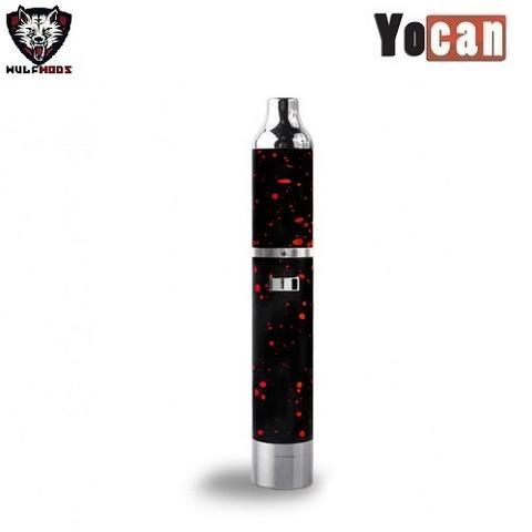 yocan evolve plus black & red vaporizer - shell shock