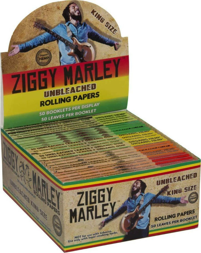 Ziggy Marley unbleached rolling papers - shell shock