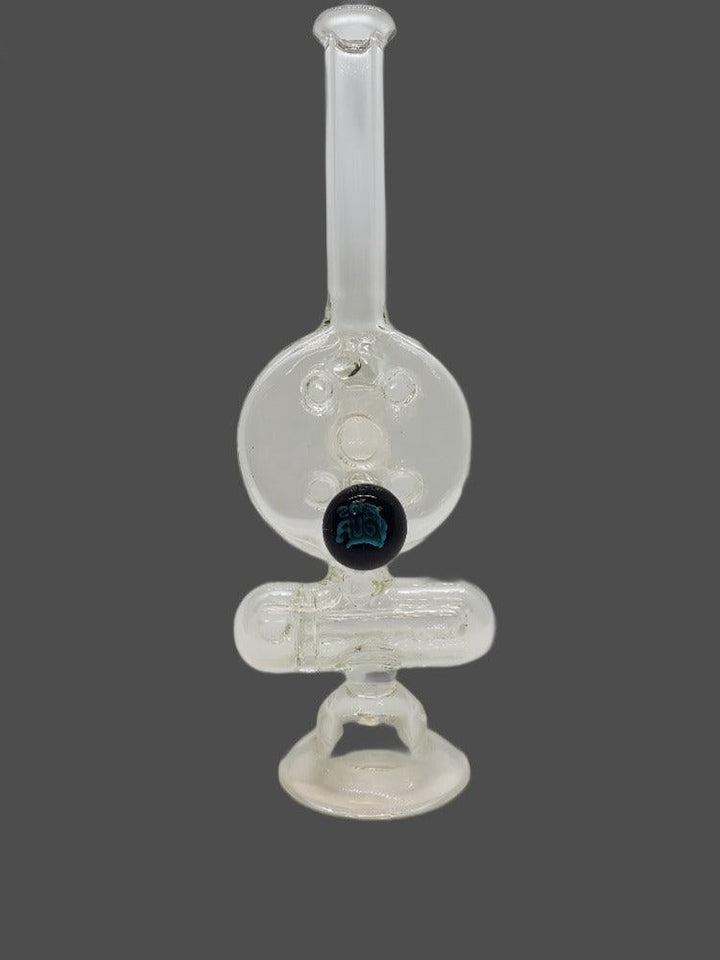 agy inline swiss perc bong - shell shock