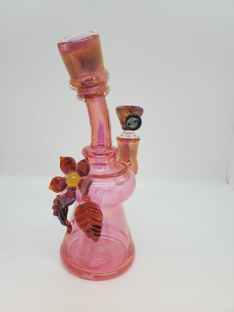 AZP gold fumed flower rig - shell shock