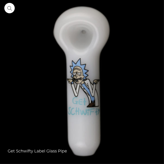 rick and morty chameleon printed pipes - shell shock
