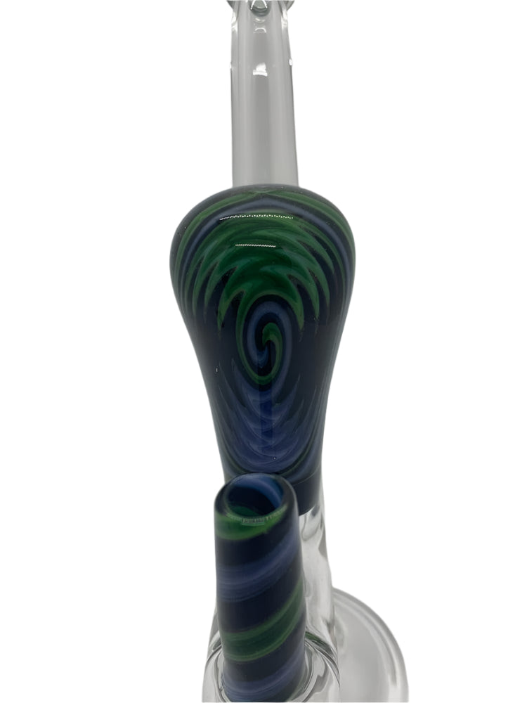 boro farm custom glass rig - shell shock