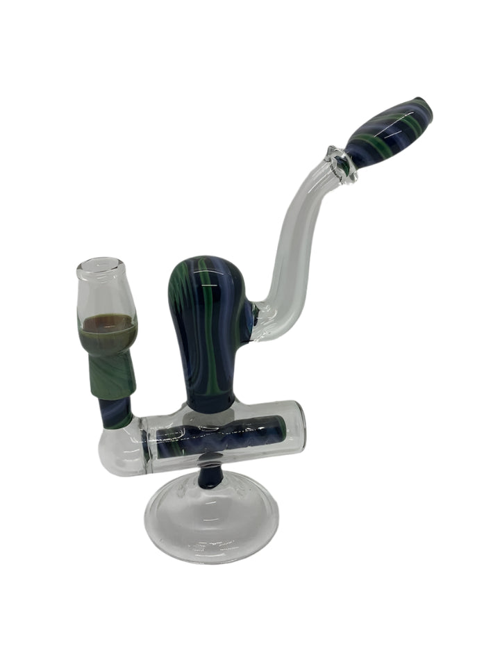 boro farm custom glass rig - shell shock