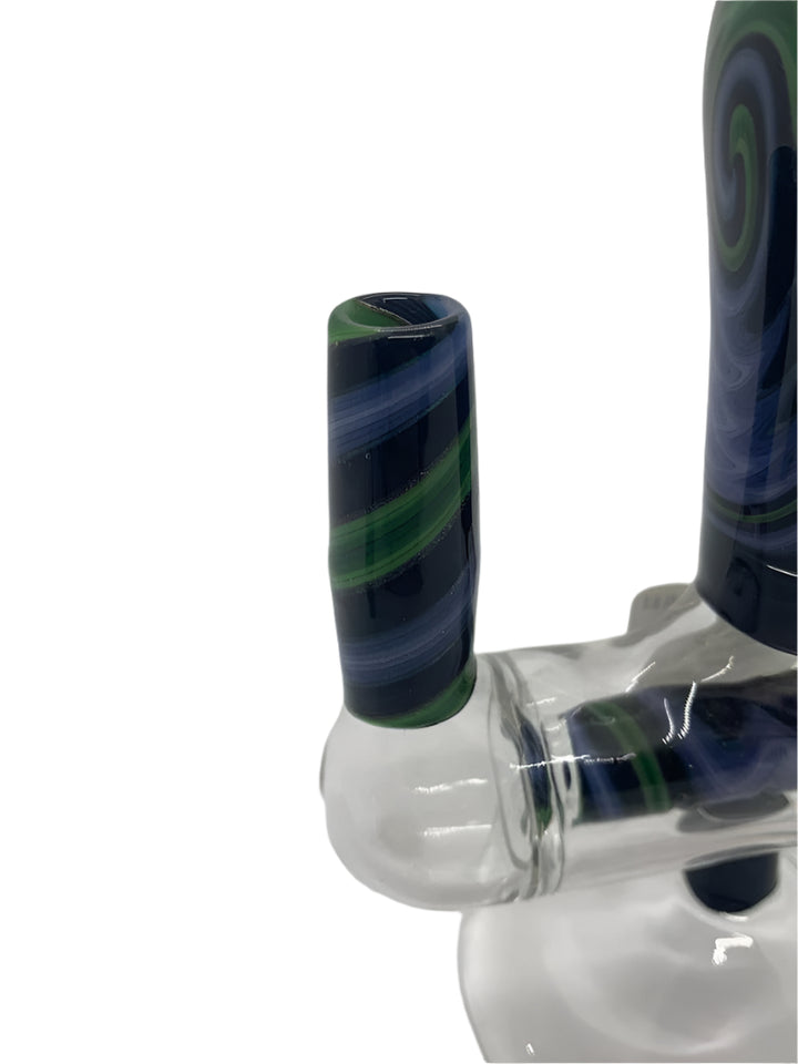 boro farm custom glass rig - shell shock