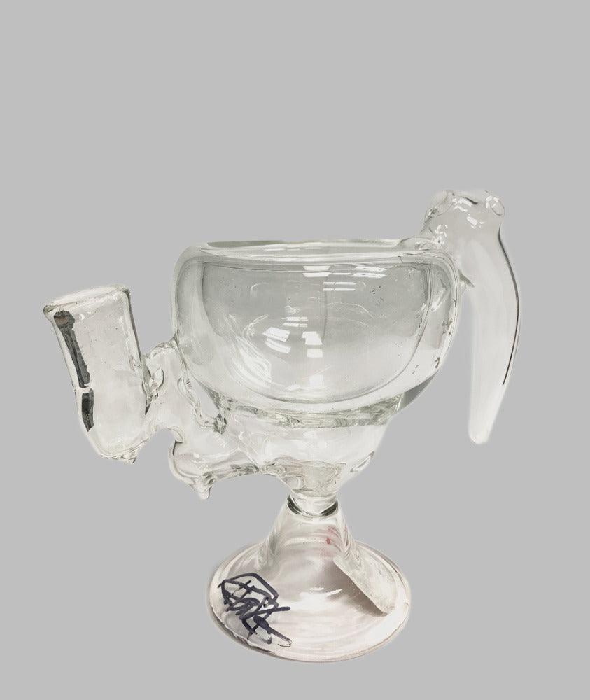 boxcar cup heady glass rig - shell shock