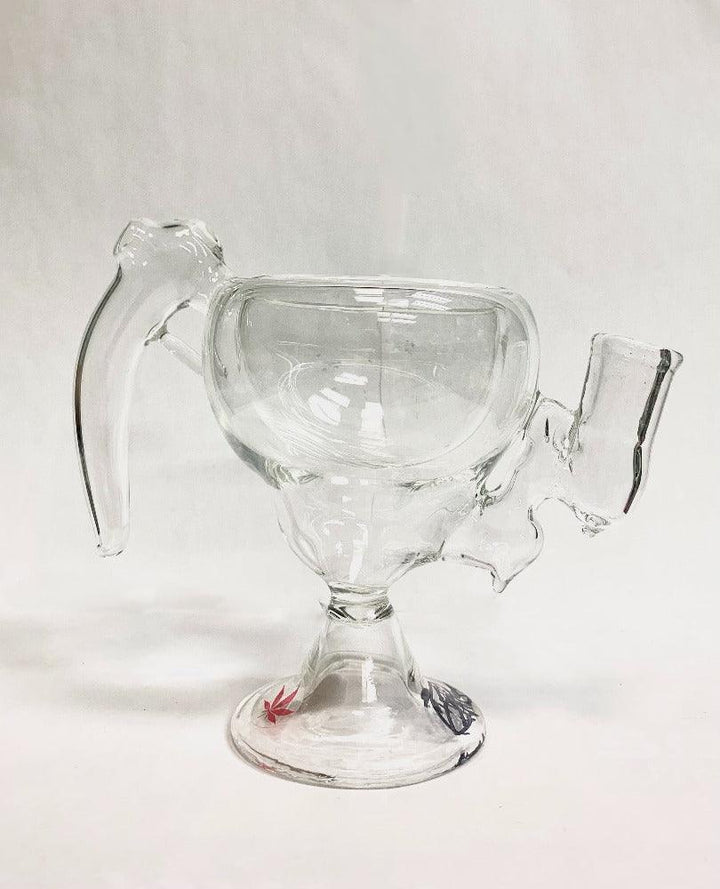 boxcar cup heady glass rig - shell shock