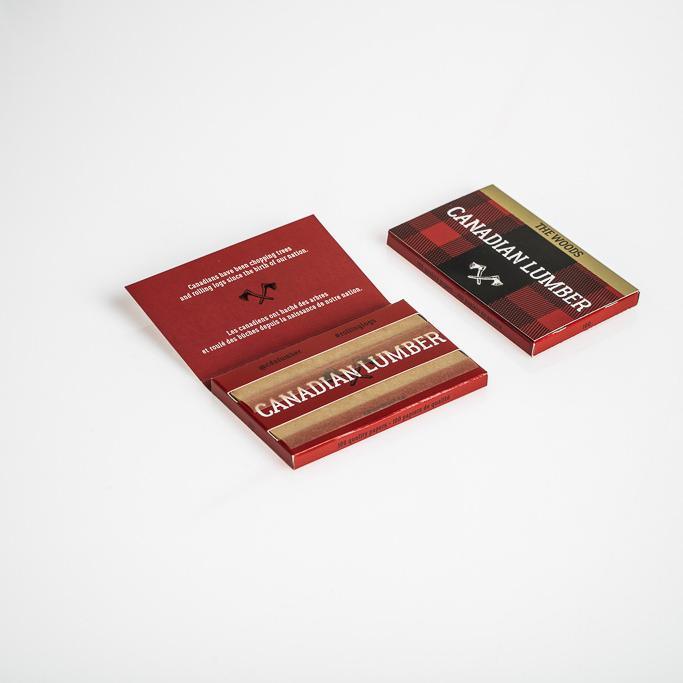 canadian lumber the woods rolling papers - shell shock