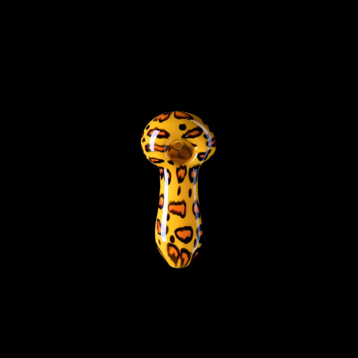safari cheetah chameleon glass pipes - shell shock