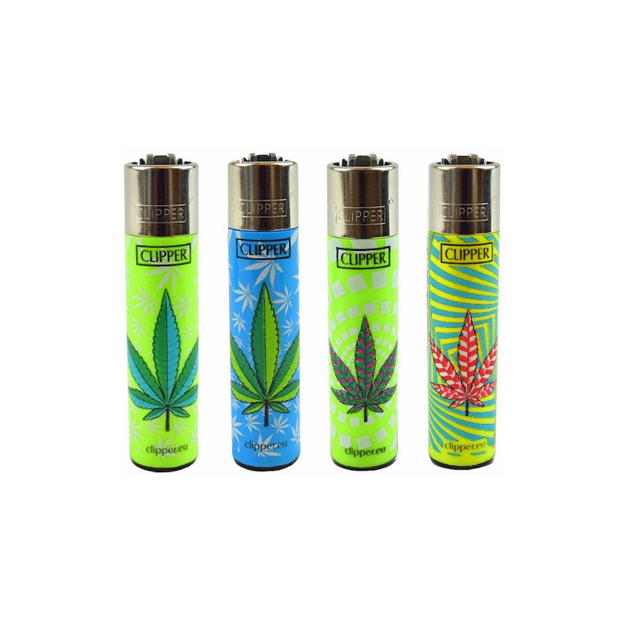 abstract leaf clipper lighters - shell shock