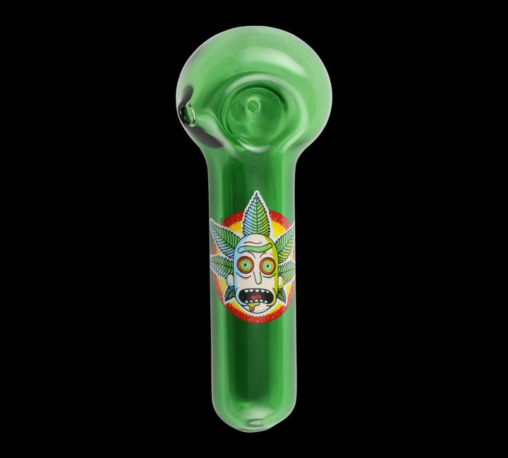 rick and morty chameleon printed pipes - shell shock